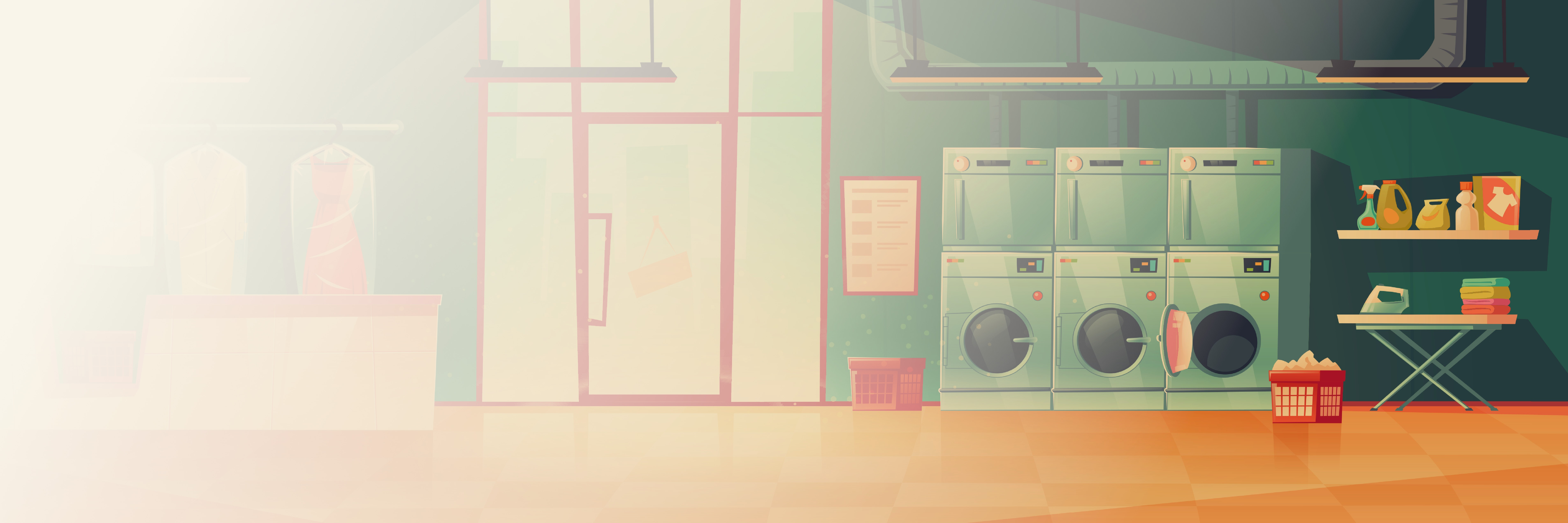 Laundromat Darker With Gradient Shutterstock 1682920258